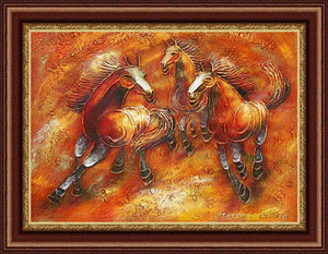 The running horses
